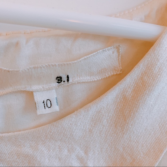 3.1 Philip Lim silk bubble sleeve top - Picture 3 of 7